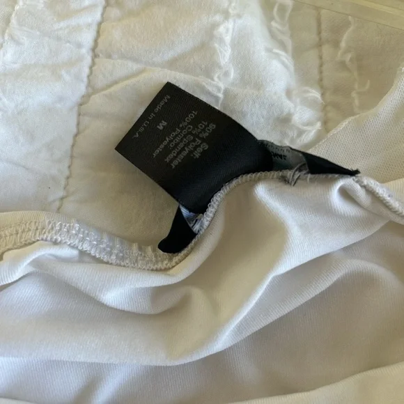 Vintage Y2K mesh off-shoulder bell sleeve tube top & matching wide leg pants set - Picture 6 of 10